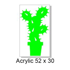 Cactus Acrylic  Acrylic(brooch pack of 4)( Earrings pack of 10)